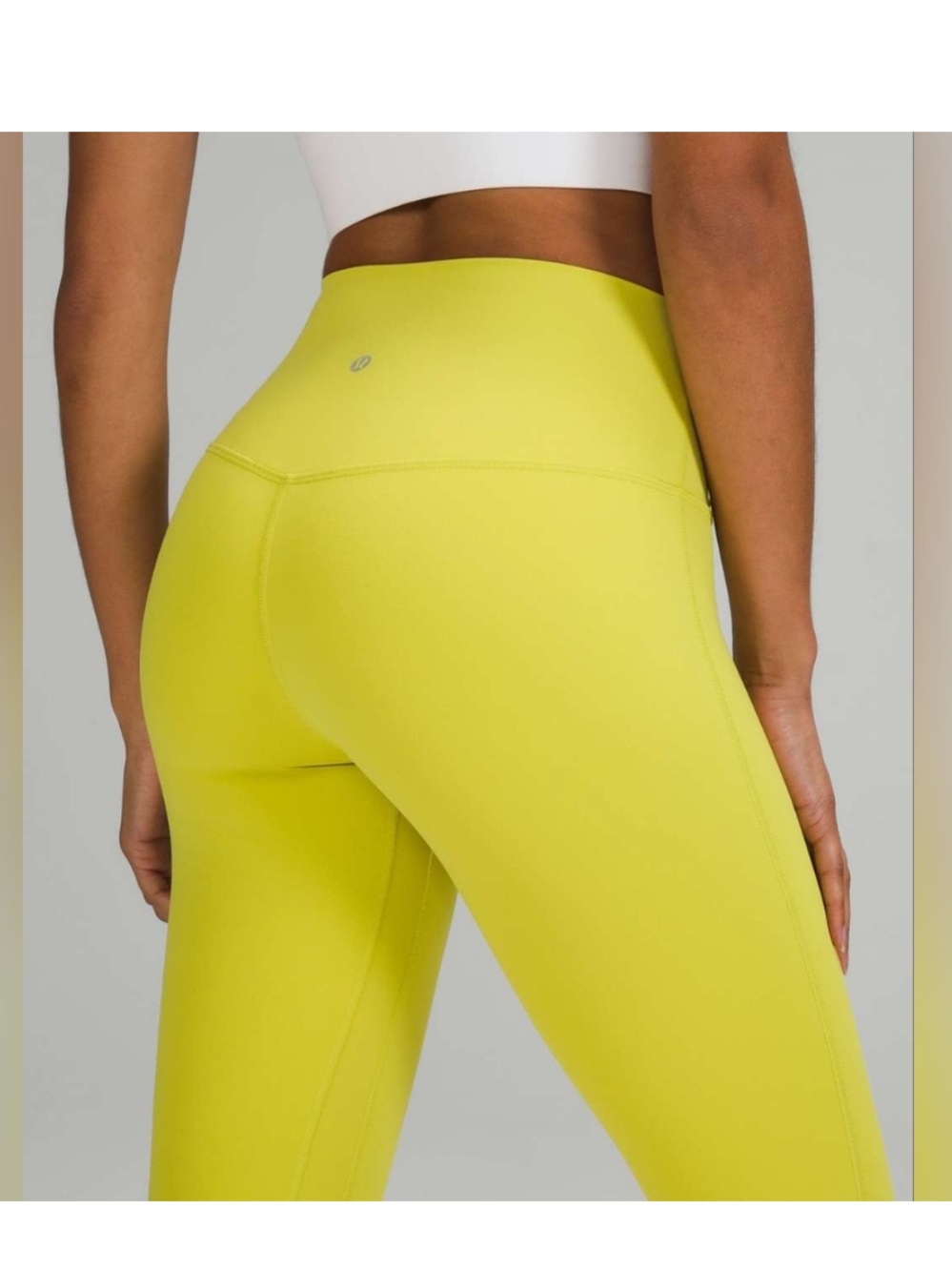 Lululemon Align High Rise Pants, 28” Yellow Serpentine | Women’s 4 - Picture 3 of 8